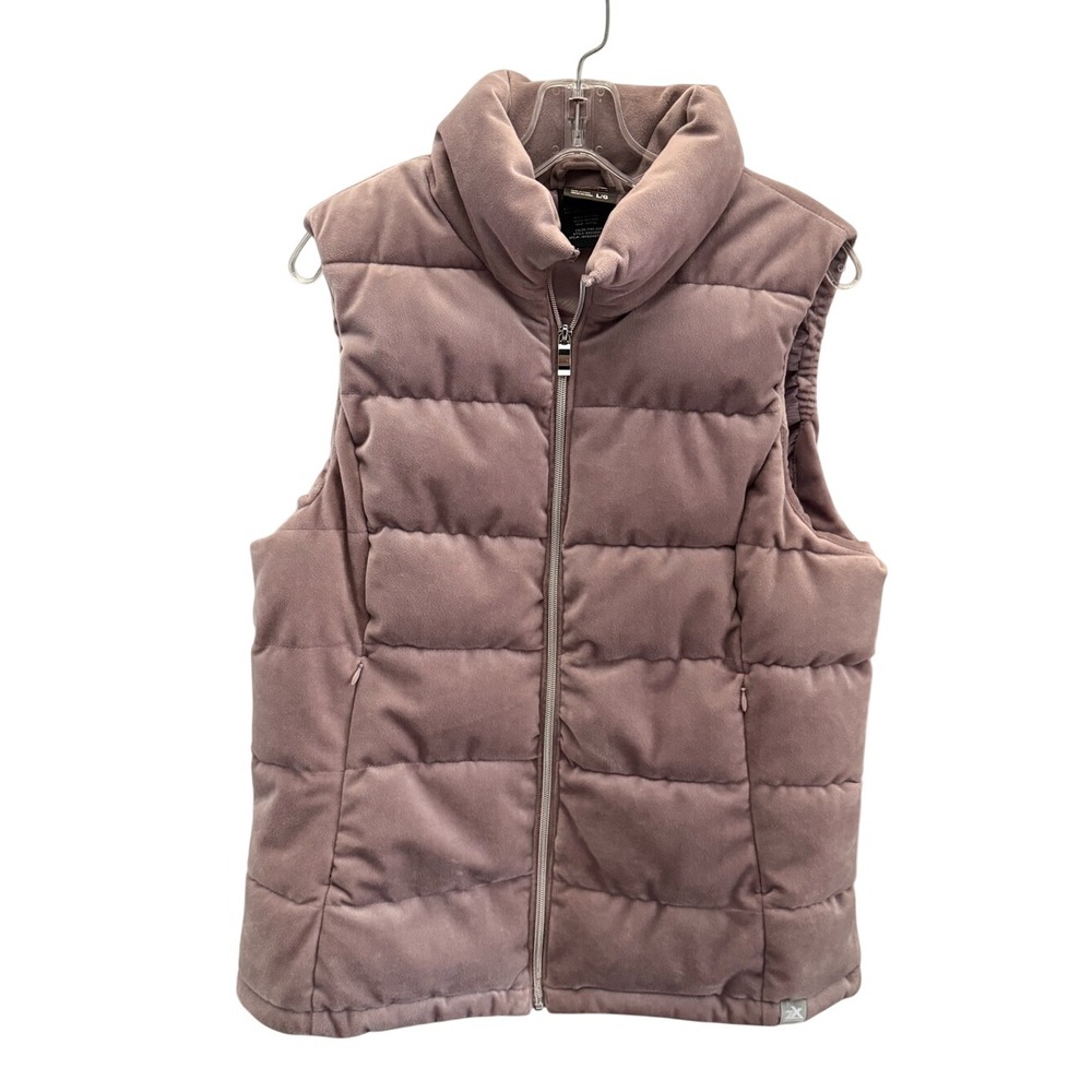 ZeroXposur Womens Pinkโ Ash Quilted Puffer Vest Q93300S Size Large